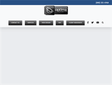 Tablet Screenshot of optimaautomotive.com